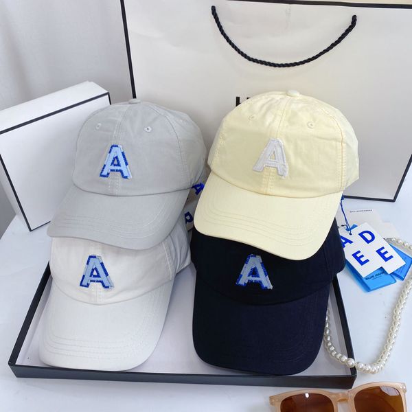 summer designer casquette couple solid color ball caps a letter outdoor sports trend hat, Blue;gray
summer designer casquette couple solid color ball caps a letter outdoor sports trend hat, Blue;gray