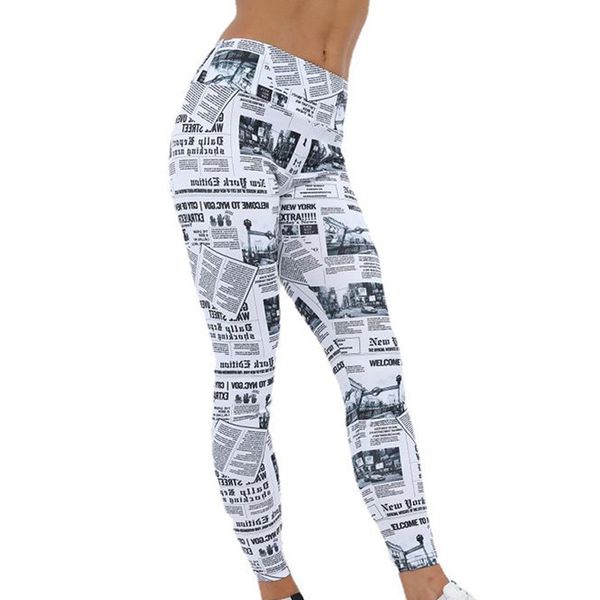 summer fitness workout leggings black white high waist newspaper letter print streetwear legging women casual trousers
summer fitness workout leggings black white high waist newspaper letter print streetwear legging women casual trousers