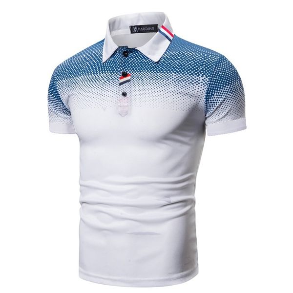 summer casual polo shirt men short sleeve business shirt fashion design tees 220708, White;black
summer casual polo shirt men short sleeve business shirt fashion design tees 220708, White;black