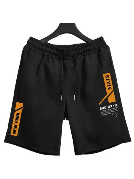 extended sizes men slogan graphic drawstring shorts j0eh#, White;black
extended sizes men slogan graphic drawstring shorts j0eh#, White;black