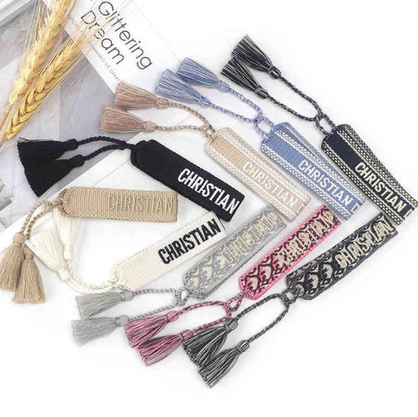fashion brand friendship charm bracelets bangles women men adjustable embroidery tassel bangle couple braided jewelry designer woven fabrics, Golden;silver
fashion brand friendship charm bracelets bangles women men adjustable embroidery tassel bangle couple braided jewelry designer woven fabrics, Golden;silver