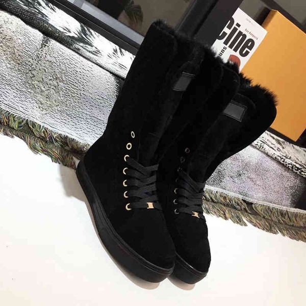 boots designer genuine brand leather women fur suede snow 100% rabbit warm winter shoes for fashion luxury woman knee high w1 c468, Black
boots designer genuine brand leather women fur suede snow 100% rabbit warm winter shoes for fashion luxury woman knee high w1 c468, Black