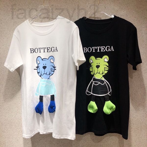 women's t-shirt designer chaopai 22 early spring new fluorescent cartoon tiger three-dimensional small feet super cute casual loose sho, White
women's t-shirt designer chaopai 22 early spring new fluorescent cartoon tiger three-dimensional small feet super cute casual loose sho, White