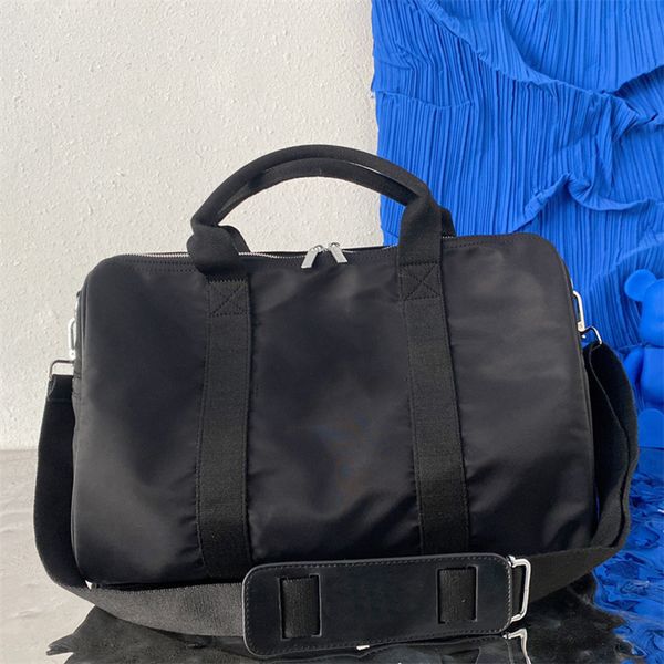 42*25cm black nylon travel bag lvs purses women men duffel bags mens handle luggage gentleman business tote handbags with shoulder strap siz
42*25cm black nylon travel bag lvs purses women men duffel bags mens handle luggage gentleman business tote handbags with shoulder strap siz