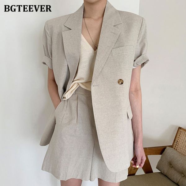 casual chic women solid shorts suits summer short sleeve blazer & high waist loose shorts ladies 2 pieces blazer set, White
casual chic women solid shorts suits summer short sleeve blazer & high waist loose shorts ladies 2 pieces blazer set, White