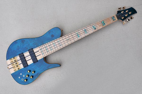 factory custom blue 5-string electric bass guitar with gold hardwares maple fingerboard abalone fret inlay neck-thru-body offer customized
factory custom blue 5-string electric bass guitar with gold hardwares maple fingerboard abalone fret inlay neck-thru-body offer customized