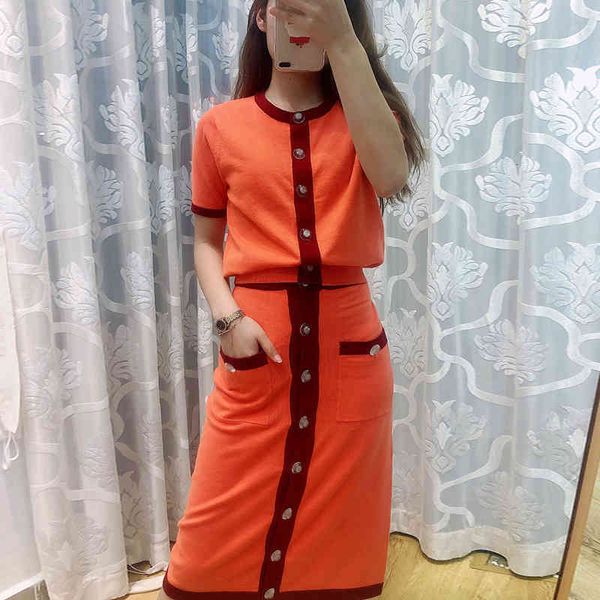 women's knits & tees waist closing spring small fragrance short sleeved cardigan sweater coat + split half skirt two-piece suit women&#, White
women's knits & tees waist closing spring small fragrance short sleeved cardigan sweater coat + split half skirt two-piece suit women&#, White