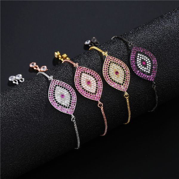 gold plated evil evil charm adjustable bracelet cz micro pave bracelets for women gift, Golden;silver
gold plated evil evil charm adjustable bracelet cz micro pave bracelets for women gift, Golden;silver