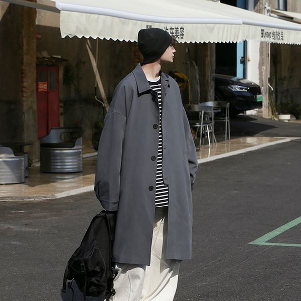men's trench coats autumn grey black trench coat men fashion oversized long coat men korean style loose windbreaker jacket mens overcoa, Tan;black
men's trench coats autumn grey black trench coat men fashion oversized long coat men korean style loose windbreaker jacket mens overcoa, Tan;black