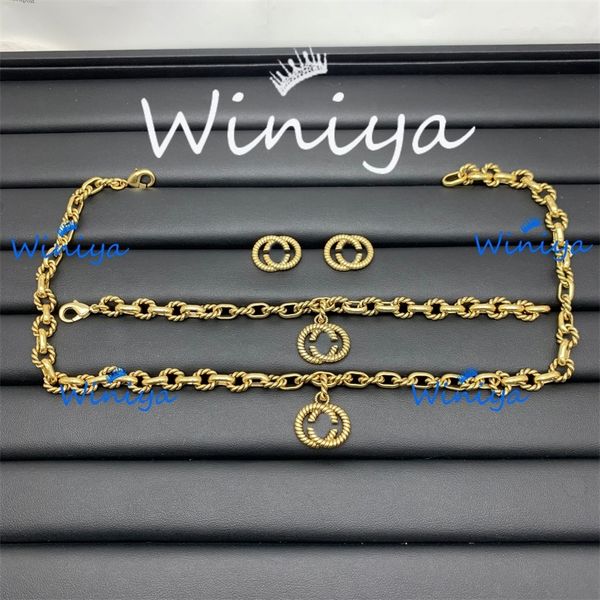 20% off 2022 jewelry necklace ancient family new letter fried dough twist sweater chain bracelet earrings womanly personality, Silver
20% off 2022 jewelry necklace ancient family new letter fried dough twist sweater chain bracelet earrings womanly personality, Silver