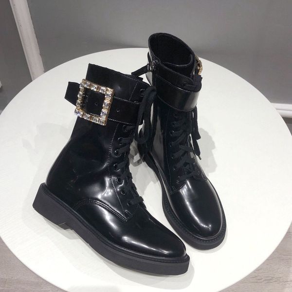 women leathers ankle boots metal square buckle black boots womens bootss slip-on high flat leisure patent leather shoes knight
women leathers ankle boots metal square buckle black boots womens bootss slip-on high flat leisure patent leather shoes knight