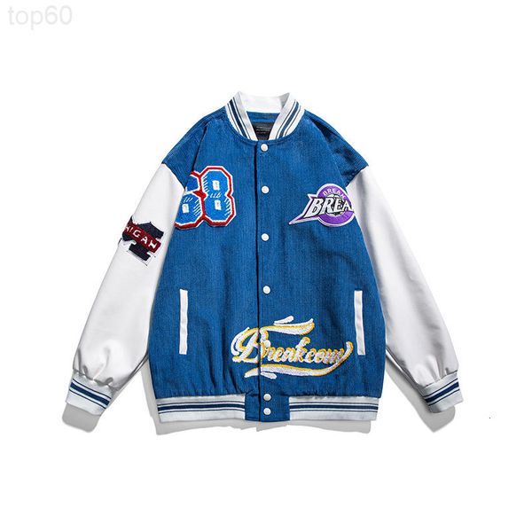 men's jackets designer atn men's wear | 2022 spring street embroidery color matching baseball jacket fashion brand loose couple ca, Black;brown
men's jackets designer atn men's wear | 2022 spring street embroidery color matching baseball jacket fashion brand loose couple ca, Black;brown
