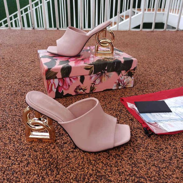 women's leather summer slippers shoes open slippers exotic style outdoor series, Black