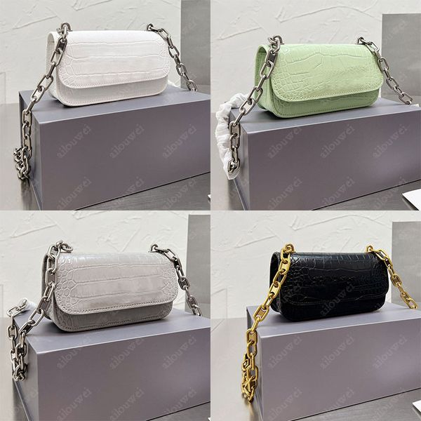 designer gossip chain shoulder bag crocodile pattern handbag alligator leather crossbody black pink white grey bags
designer gossip chain shoulder bag crocodile pattern handbag alligator leather crossbody black pink white grey bags