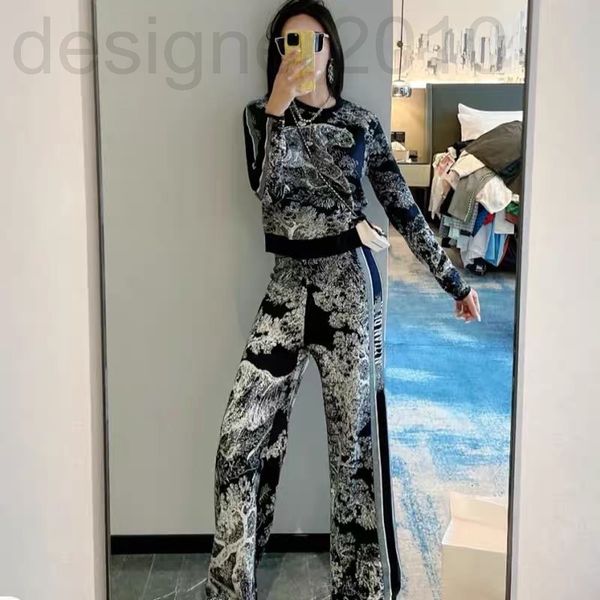 women's tracksuits designer 2021 autumn and winter new d family temperament cool sa thin animal pattern knitted sweater wide leg pants, Gray
women's tracksuits designer 2021 autumn and winter new d family temperament cool sa thin animal pattern knitted sweater wide leg pants, Gray