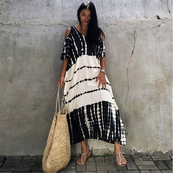 black striped women clothes v-neck short batwing sleeve lady loose dress summer dresses plus size q1244 220510, Black;gray
black striped women clothes v-neck short batwing sleeve lady loose dress summer dresses plus size q1244 220510, Black;gray