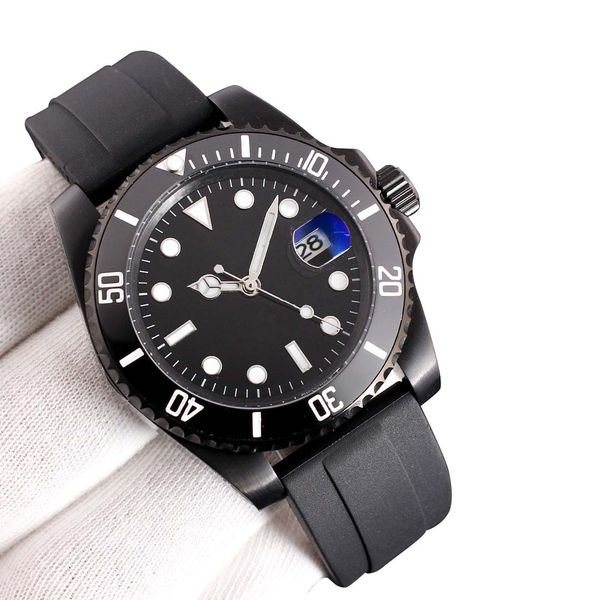 17 colors mens watch luxury ceramic bezel 2813 automatic mechanical movement 41mm luminous designer watches aaa rubber strap swimming wristw, Slivery;brown
17 colors mens watch luxury ceramic bezel 2813 automatic mechanical movement 41mm luminous designer watches aaa rubber strap swimming wristw, Slivery;brown