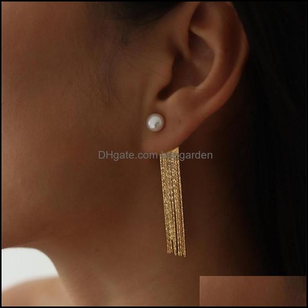 charm earrings jewelry 14k filled gold long tessal real pearl women party boho t show gown runway rare korean japan trendy drop delivery 202, Golden
charm earrings jewelry 14k filled gold long tessal real pearl women party boho t show gown runway rare korean japan trendy drop delivery 202, Golden