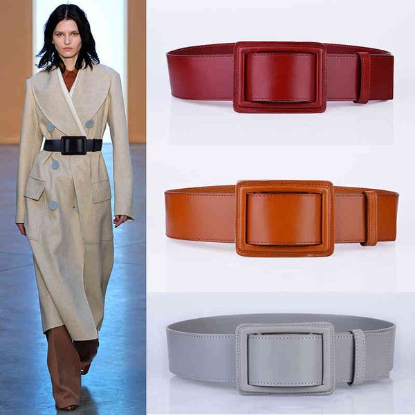belts simple leather belt women's decorative cowhide wide waist cover with down coat red black h0xp, Black;brown
belts simple leather belt women's decorative cowhide wide waist cover with down coat red black h0xp, Black;brown