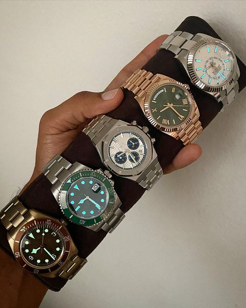 luxury mens watches 4130 movement watches for men 3255 montre de luxe watch mosang stone moissanite diamond watchs wristwatch mechanical aut, Slivery;brown
luxury mens watches 4130 movement watches for men 3255 montre de luxe watch mosang stone moissanite diamond watchs wristwatch mechanical aut, Slivery;brown