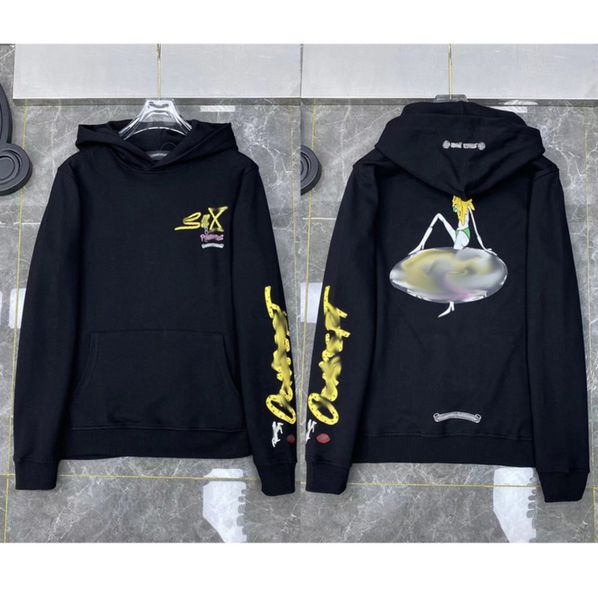 loose mens brand sweatshirts classic ch designer hoodie horseshoe sanskrit print luxury zipper jacket pullover hooded coat fashion women sw, Black
loose mens brand sweatshirts classic ch designer hoodie horseshoe sanskrit print luxury zipper jacket pullover hooded coat fashion women sw, Black
