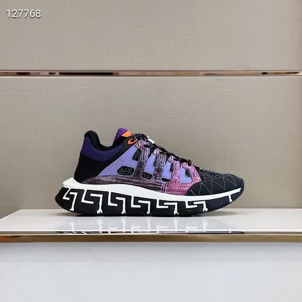desginer trigreca sneakers mens women platform shoes lateral greca print lace up leather runner trainer brand fashion outdoor casual shoes u, Black
desginer trigreca sneakers mens women platform shoes lateral greca print lace up leather runner trainer brand fashion outdoor casual shoes u, Black