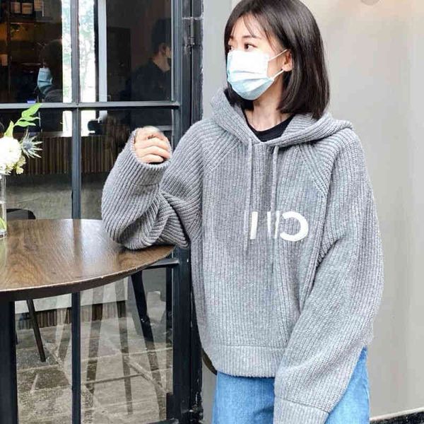 women's knits & tees early autumn ce men's and women's same grey thickened stripe letter sling simple fashion wool sweater yb, White
women's knits & tees early autumn ce men's and women's same grey thickened stripe letter sling simple fashion wool sweater yb, White