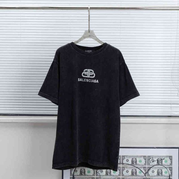 luxury brand balencias's t shirt purchasing class b classic lock used round neck t-shirt 22ss men's and women's oversize casu, White;black
luxury brand balencias's t shirt purchasing class b classic lock used round neck t-shirt 22ss men's and women's oversize casu, White;black