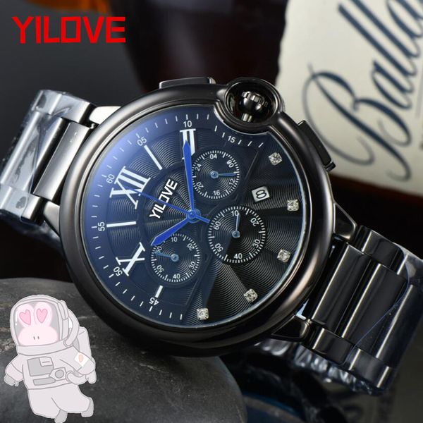 men's classic business watch 43mm round stainless steel skeleton folding buckle clock six hands fashion calendar diamond luxury wristwa, Slivery;brown
men's classic business watch 43mm round stainless steel skeleton folding buckle clock six hands fashion calendar diamond luxury wristwa, Slivery;brown