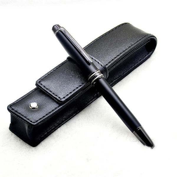 send leather case - msk-163 matte black rollerball pen ballpoint pens stationery office school supplies with serial n258p, Blue;orange
send leather case - msk-163 matte black rollerball pen ballpoint pens stationery office school supplies with serial n258p, Blue;orange