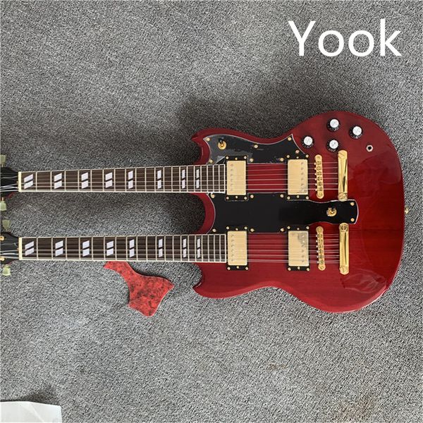 in stock new arrival custom double neck guitar g 1275 model electric guitar in wine red 20200705 golden accessories guitars guitarra
in stock new arrival custom double neck guitar g 1275 model electric guitar in wine red 20200705 golden accessories guitars guitarra