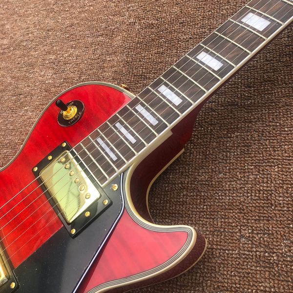 2022 electric guitar,rosewood fingerboard,maple bright red,gold hardware same of picture
2022 electric guitar,rosewood fingerboard,maple bright red,gold hardware same of picture