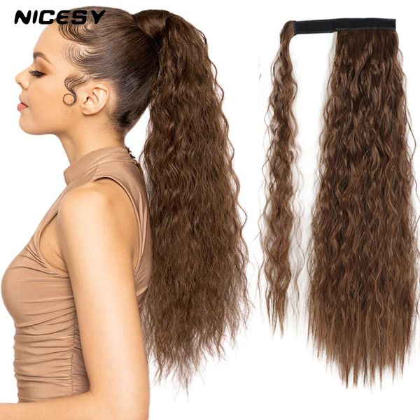 costume accessories synthetic brown ponytail long wavy hair heat resistant hair 22inch wrap around ponytail for white /black women daily wea, Silver
costume accessories synthetic brown ponytail long wavy hair heat resistant hair 22inch wrap around ponytail for white /black women daily wea, Silver