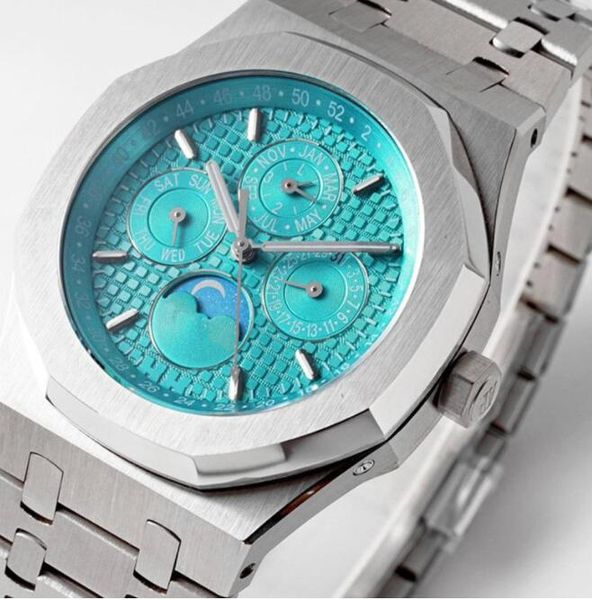 mens watches automatic mechanical watch 41mm octagonal bezel waterproof fashion business wristwatches montre de luxe gifts men, Slivery;brown
mens watches automatic mechanical watch 41mm octagonal bezel waterproof fashion business wristwatches montre de luxe gifts men, Slivery;brown