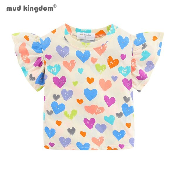 mudkingdom summer ruffle sleeve girls t shirts heart colorful kids clothes for clothing toddler cotton short 220620, Blue
mudkingdom summer ruffle sleeve girls t shirts heart colorful kids clothes for clothing toddler cotton short 220620, Blue