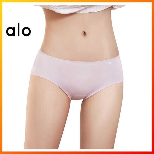 alo yoga women's seamless underwear skin-friendly ultra-thin nude sense elasticity soft and comfortable low-rise underwear