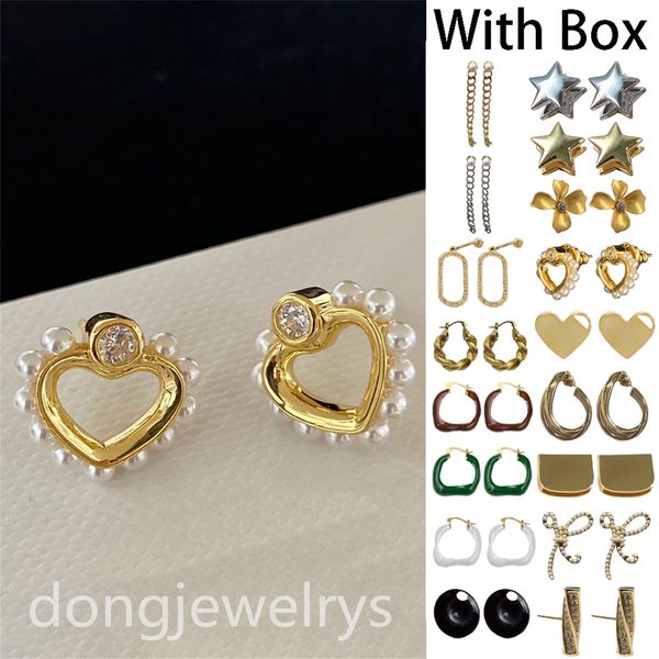 women rhinestone wedding party jewelry pearl heart-shaped stud crystal earrings luxury brand designer letter earings elegant dongjewelrys, Golden;silver
women rhinestone wedding party jewelry pearl heart-shaped stud crystal earrings luxury brand designer letter earings elegant dongjewelrys, Golden;silver