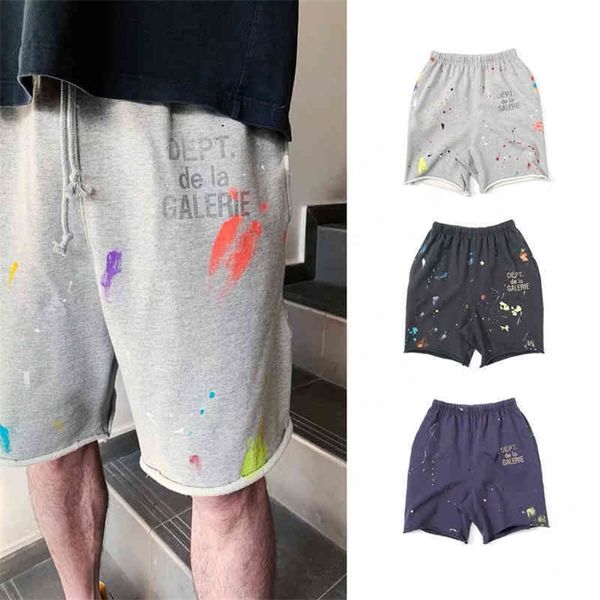 gallerydepts shorts designer color hand-painted splash ink graffiti men's and women's loose high street retro leisure sports pants, White;black
gallerydepts shorts designer color hand-painted splash ink graffiti men's and women's loose high street retro leisure sports pants, White;black