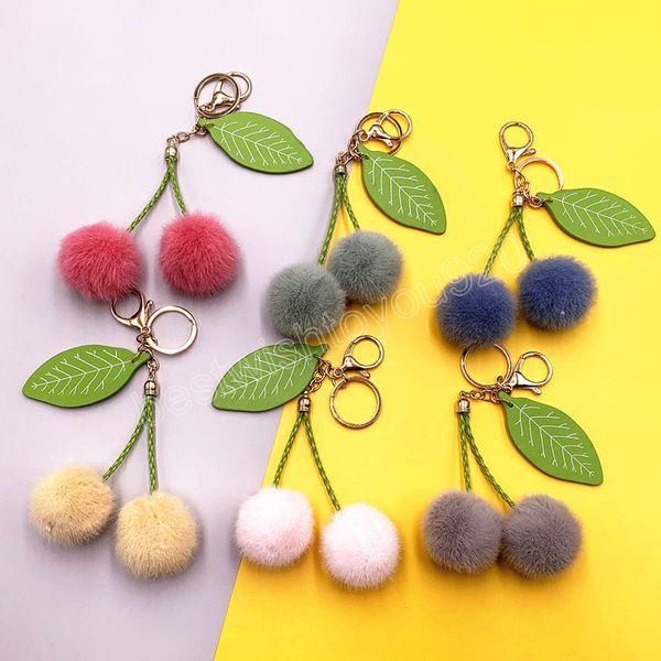 cute fluffy artificial rabbit fur ball pompom leaf keychain cherry key chain handbag pendant car key chain ring, Slivery;golden
cute fluffy artificial rabbit fur ball pompom leaf keychain cherry key chain handbag pendant car key chain ring, Slivery;golden