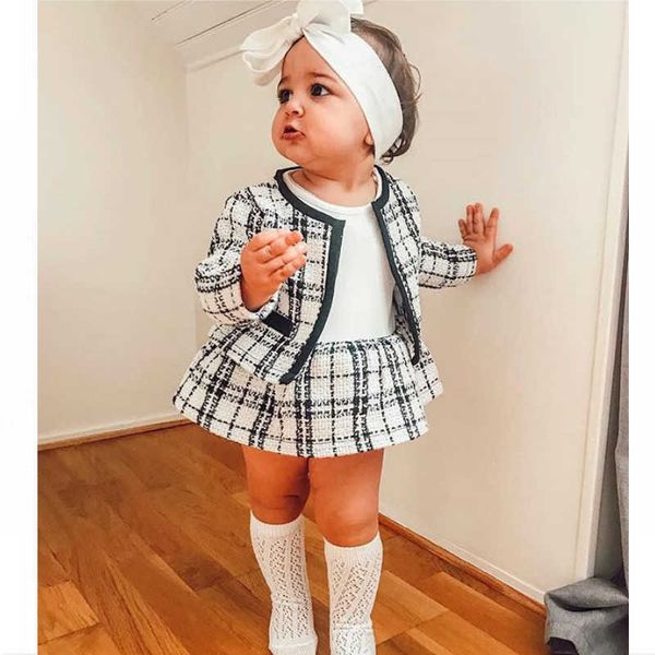 kids baby girls clothes sets autumn winter plaid jacket coat wedding party dress outfits clothing 0-6y, White
kids baby girls clothes sets autumn winter plaid jacket coat wedding party dress outfits clothing 0-6y, White