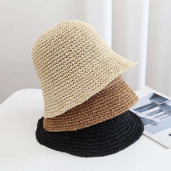 wide brim hats foldable fisherman straw hat sunscreen sweet summer vacation casual holiday women's girls fashion bucket beach hatwide, Blue;gray
wide brim hats foldable fisherman straw hat sunscreen sweet summer vacation casual holiday women's girls fashion bucket beach hatwide, Blue;gray