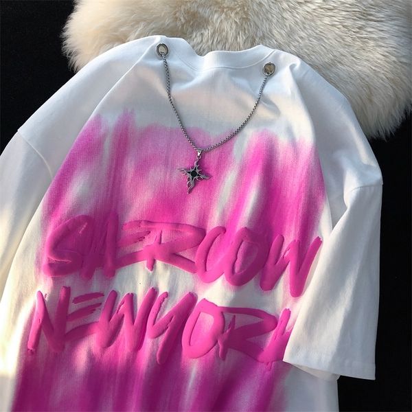 women's tshirt harajuku cotton material retro street hiphop tiedye graffiti tshirt men women cool cross chain fashion summer oversized, White
women's tshirt harajuku cotton material retro street hiphop tiedye graffiti tshirt men women cool cross chain fashion summer oversized, White