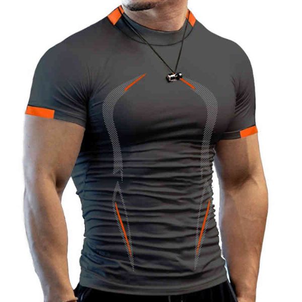 summer gym shirt sports t- men's quick drying running new workout training tees fitness plus size s-5xl, White;black
summer gym shirt sports t- men's quick drying running new workout training tees fitness plus size s-5xl, White;black