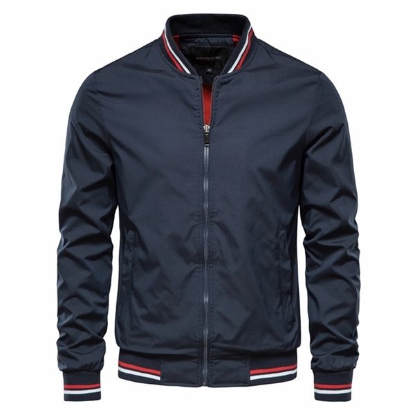 men jacket solid color bomber jacket men casual slim fit baseball mens jackets autumn fashion jackets male 220811, Black;brown
men jacket solid color bomber jacket men casual slim fit baseball mens jackets autumn fashion jackets male 220811, Black;brown