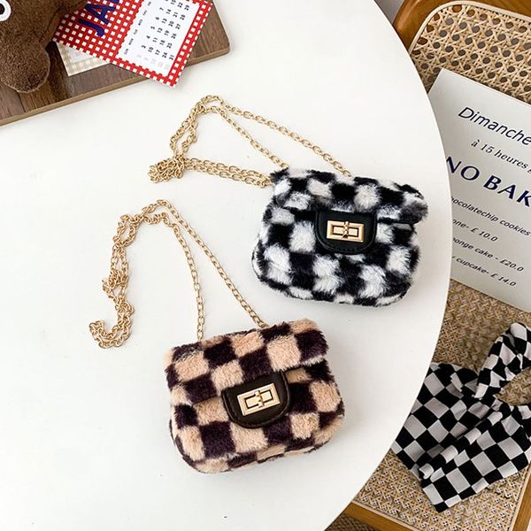 girls bag handbags kids bags children accessories shoulder messenger fashion children autumn winter plush plaid mini baby chain change purse, Black
girls bag handbags kids bags children accessories shoulder messenger fashion children autumn winter plush plaid mini baby chain change purse, Black