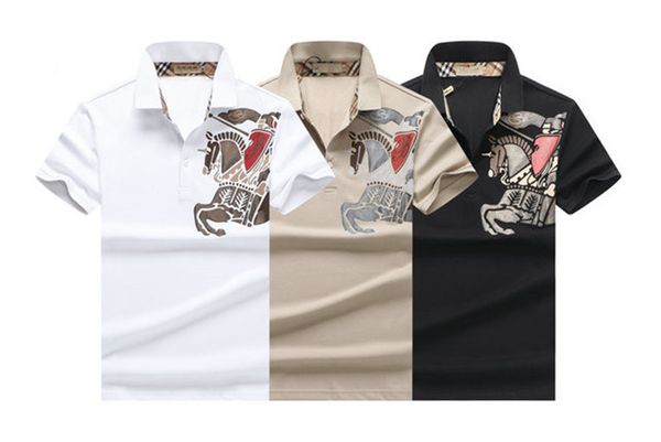luxury brand mens designer polo t shirt summer fashion breathable short-sleeved lapel casual tm22, White;black
luxury brand mens designer polo t shirt summer fashion breathable short-sleeved lapel casual tm22, White;black