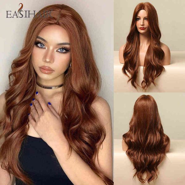 easihair long wavy synthetic wigs ginger red brown natural hair for women daily cosplay heat resistant fibers wig 220622, Black
easihair long wavy synthetic wigs ginger red brown natural hair for women daily cosplay heat resistant fibers wig 220622, Black