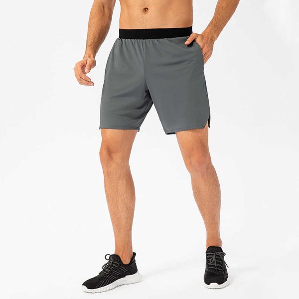 men's shorts men's summer sports shorts quick lululem drying elastic running training underwear pants loose casual fitness capris, White;black 
men's shorts men's summer sports shorts quick lululem drying elastic running training underwear pants loose casual fitness capris, White;black