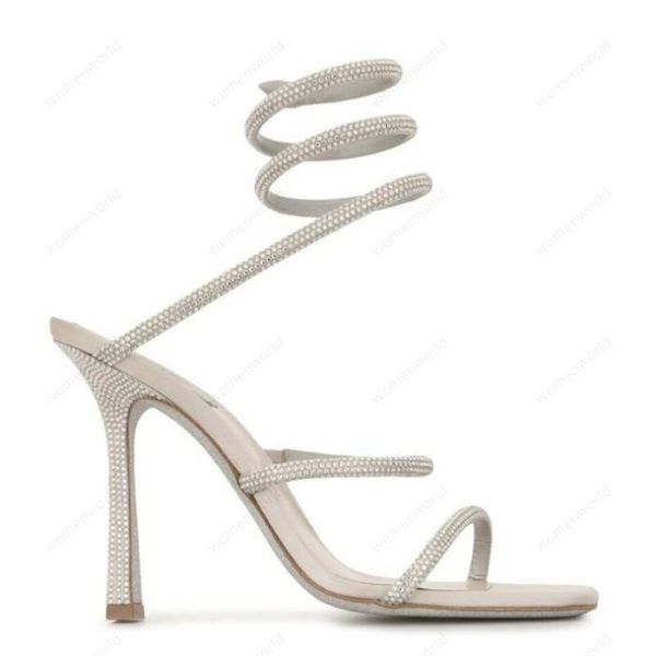 rene caovilla 10cm stiletto high heel sandals crystal karung champagne snakelike twining rhinestone sandals women summer thick heels shoes l, Black
rene caovilla 10cm stiletto high heel sandals crystal karung champagne snakelike twining rhinestone sandals women summer thick heels shoes l, Black