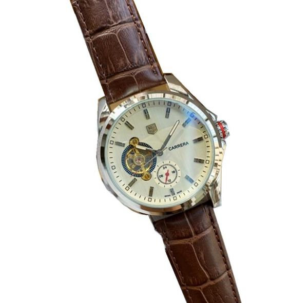 2022 mens women heuer carrera watch stainless steel with glide lock solid clasp automatic men tag monaco watches wristwatches #24557, Slivery;brown
2022 mens women heuer carrera watch stainless steel with glide lock solid clasp automatic men tag monaco watches wristwatches #24557, Slivery;brown